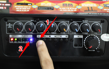 Hướng dẫn hát karaoke trên loa kéo bằng điện thoại