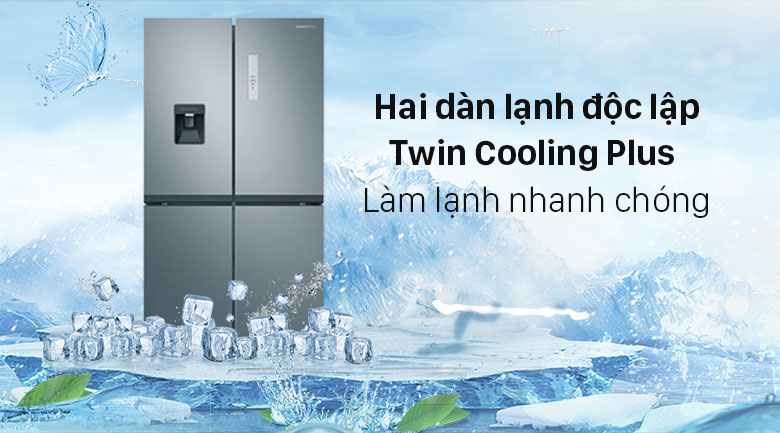 Tủ lạnh Samsung Inverter 488 lít RF48A4010M9/SV